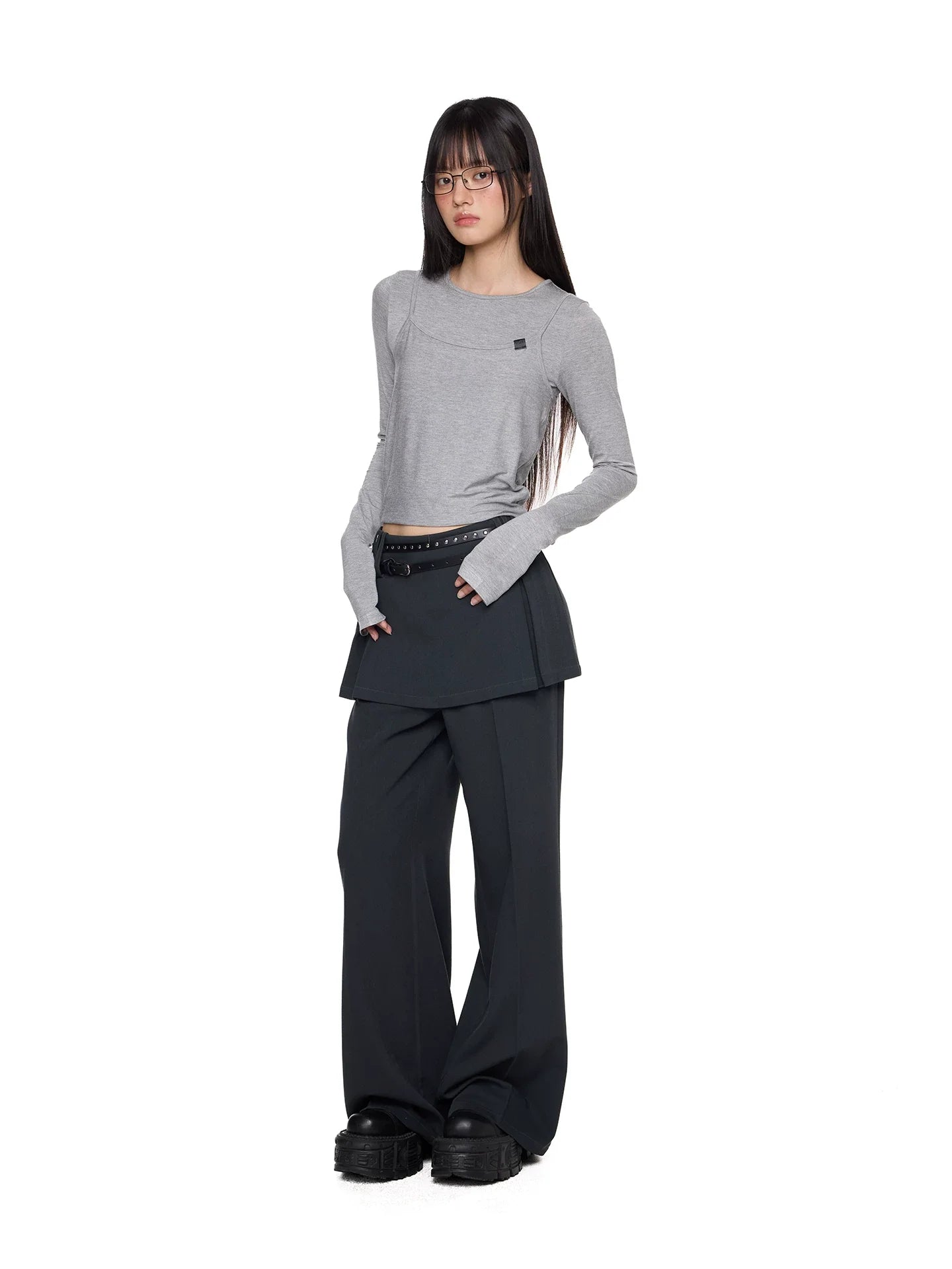 SPLIT FORM TROUSERS