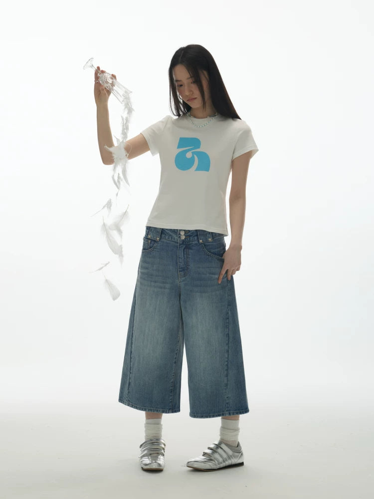 BASIC COTTON ROUND NECK T-SHIRT