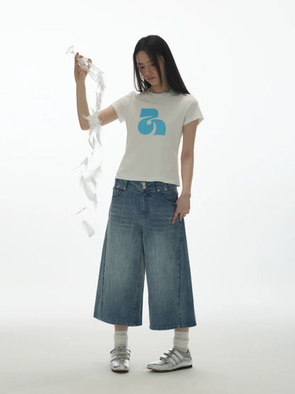 BASIC COTTON ROUND NECK T-SHIRT