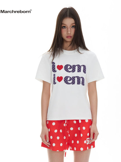 POLKA DOT SLIM T-SHIRT
