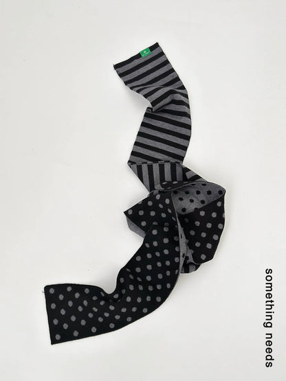 REVERSIBLE POLKA DOT SCARF