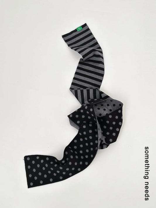 REVERSIBLE POLKA DOT SCARF