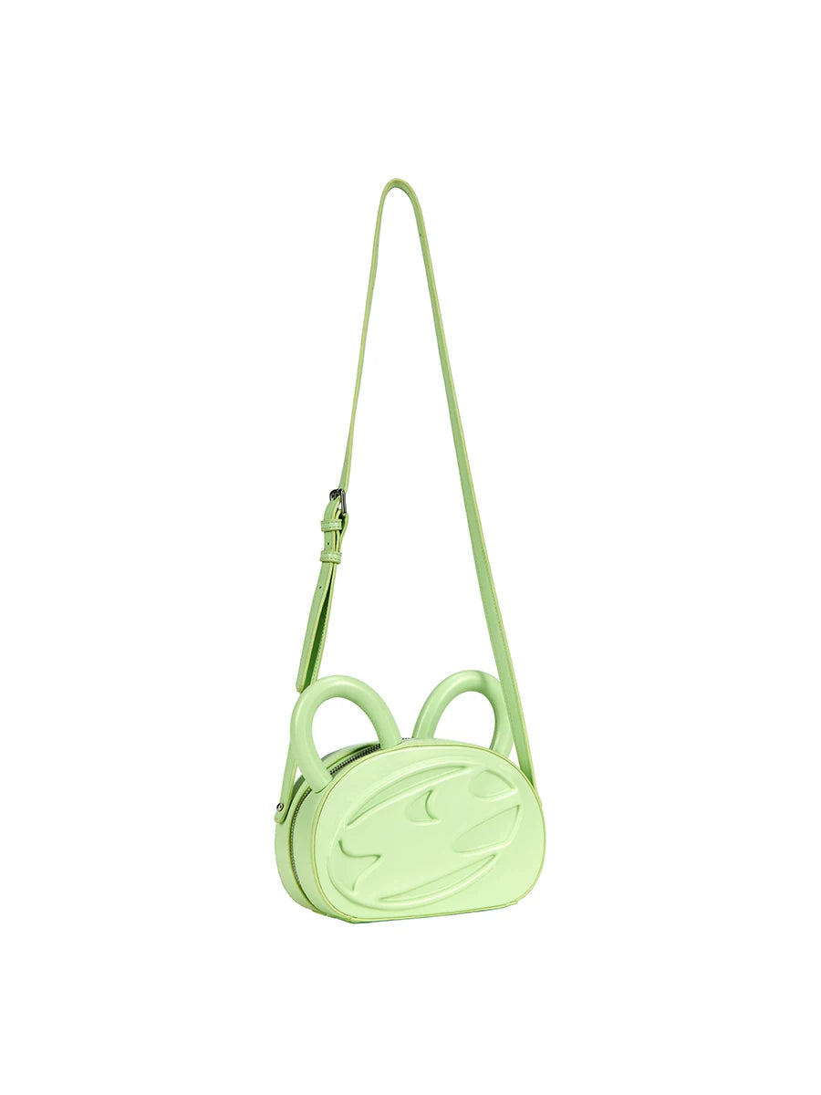 CUTE APPLE GREEN KITTEN EARS TOTE