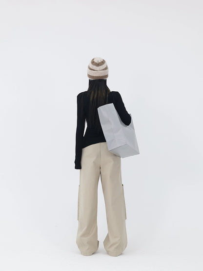 CENTER LINE KNIT TOP