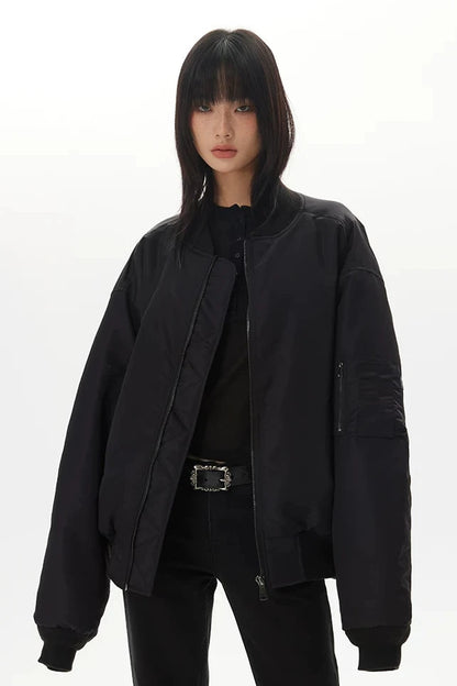 OVERSIZED FLIGHT JACKET