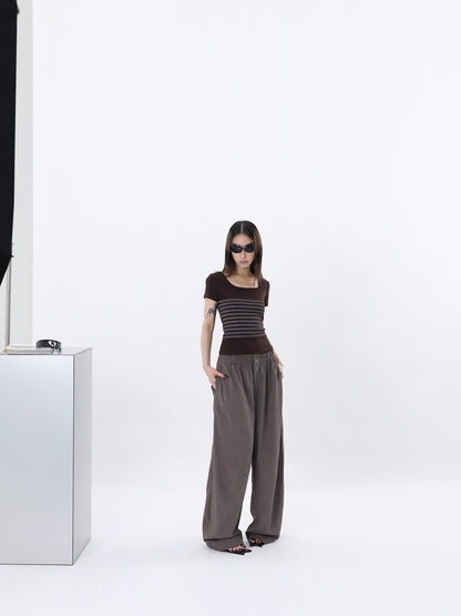 DRAPE BALLOON PANTS