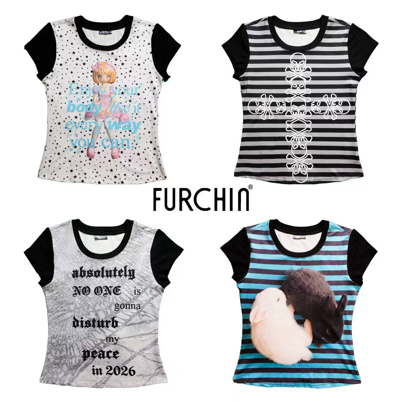 GRAPHIC PRINT SLIM FIT TEE