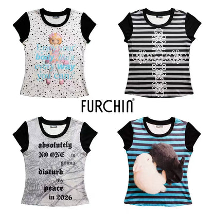 GRAPHIC PRINT SLIM FIT TEE
