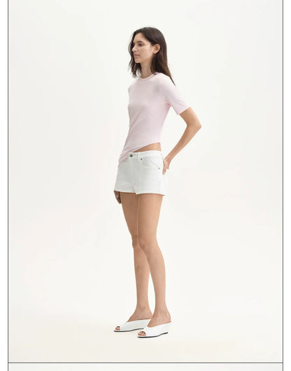 FLORAL ASYMMETRICAL HEM T-SHIRT