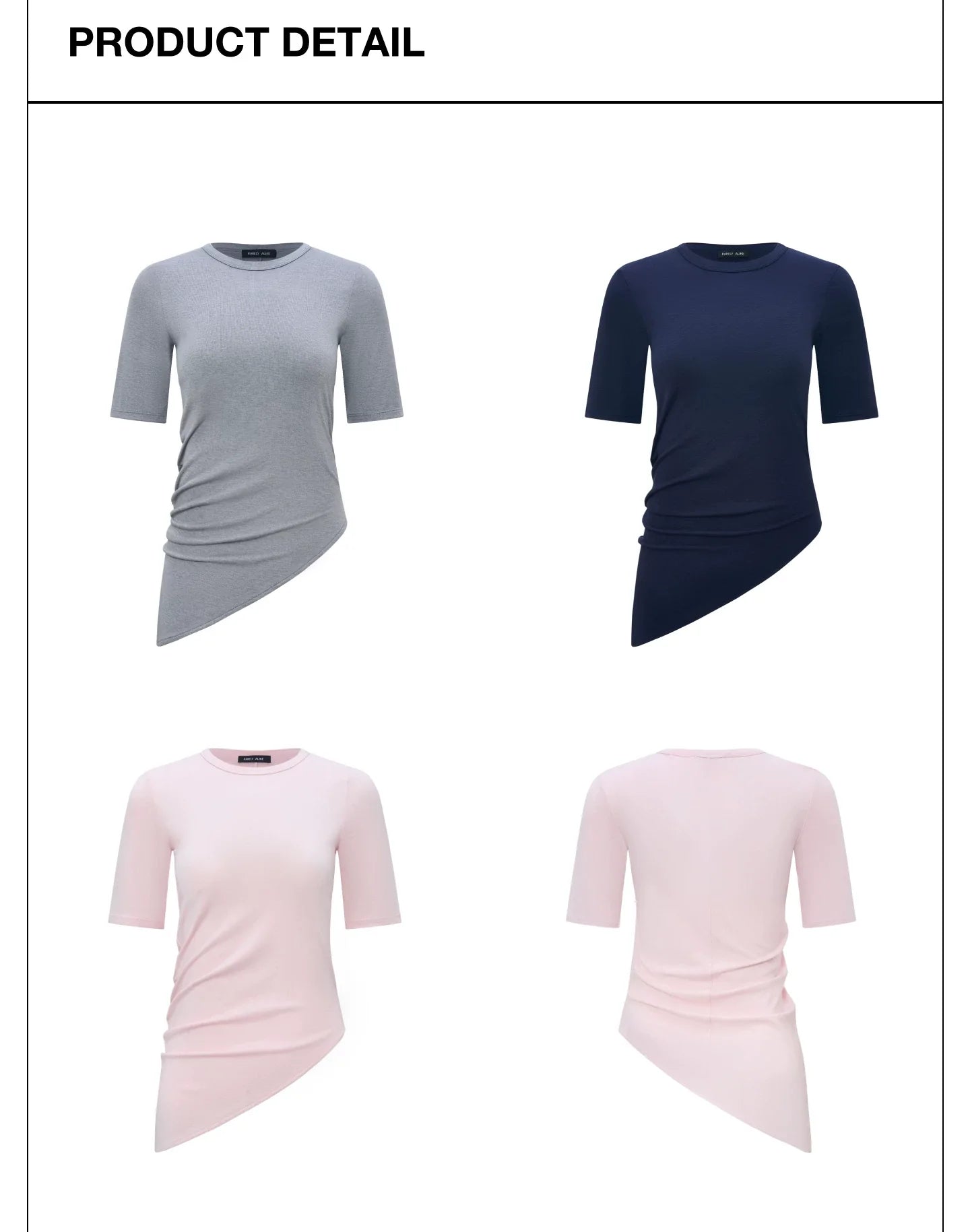 FLORAL ASYMMETRICAL HEM T-SHIRT