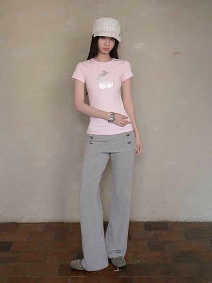 FITTED VERSATILE STRAIGHT-LEG PANTS