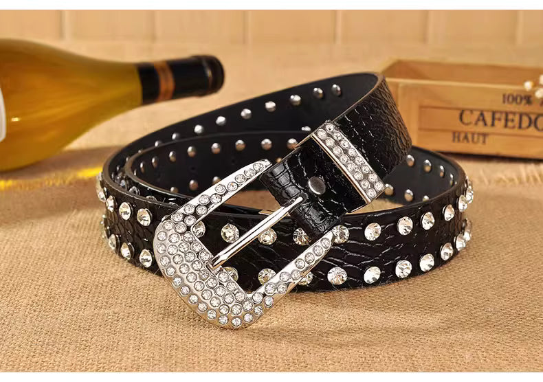 CRYSTAL RODEO BELT