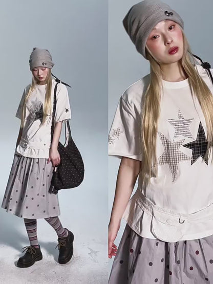 RETRO POLKA DOT SKIRT